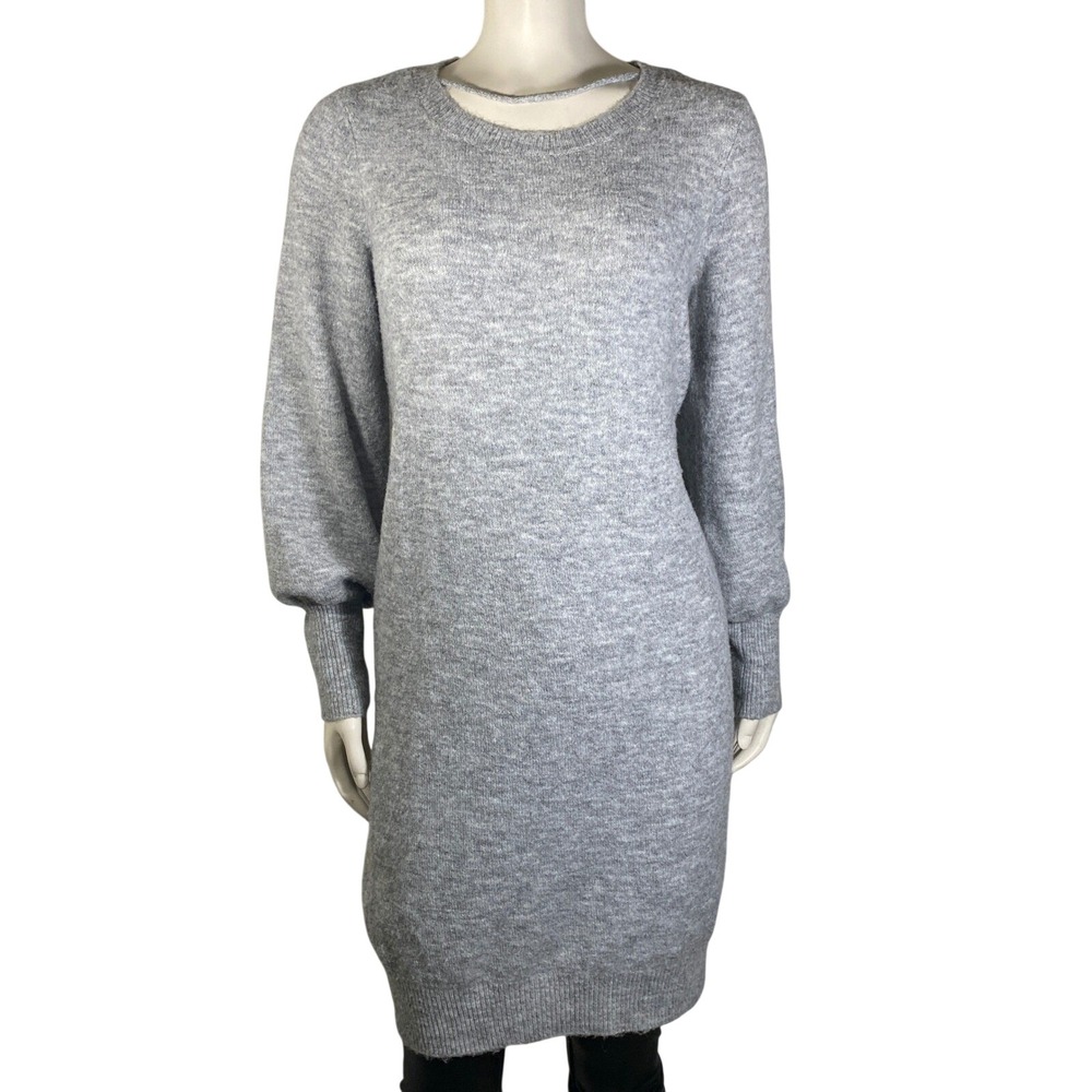 Vero Moda Flirty Bodycon Sweaterdress Women Medium Gray Soft‎ Stretch EUC